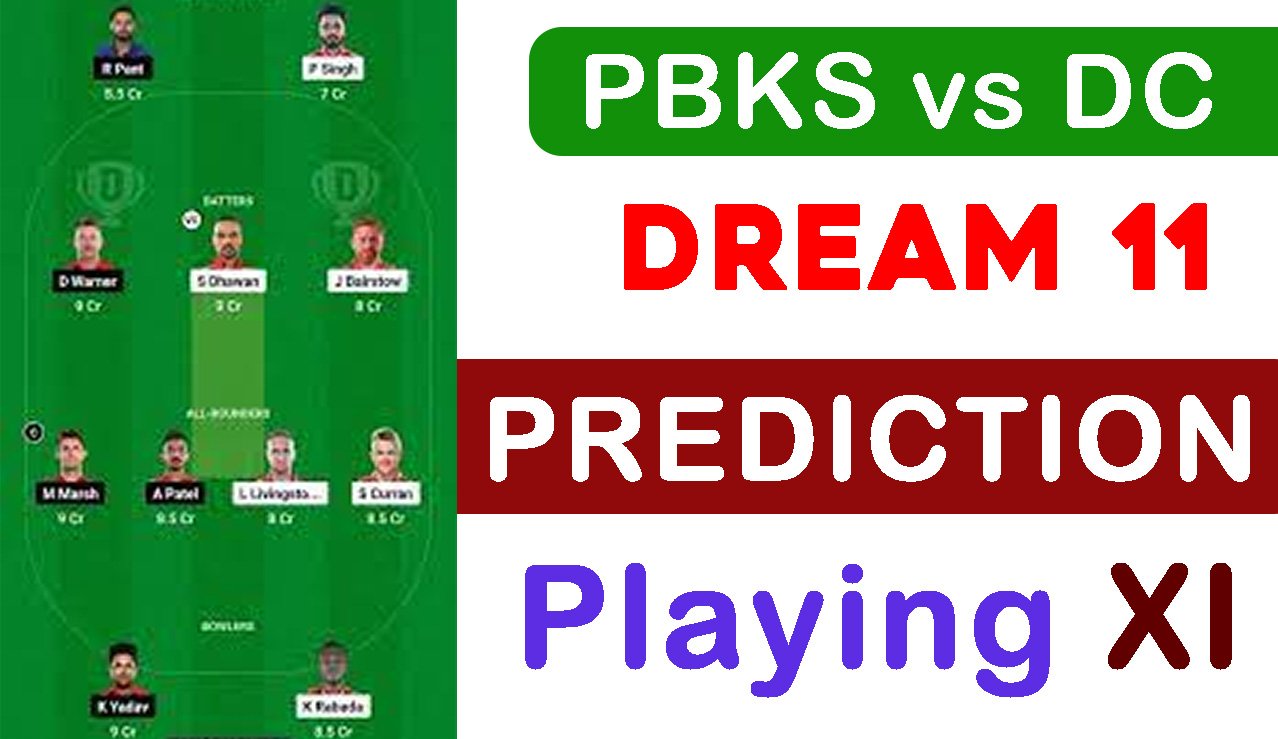 PBKS vs DC Dream 11 Prediction