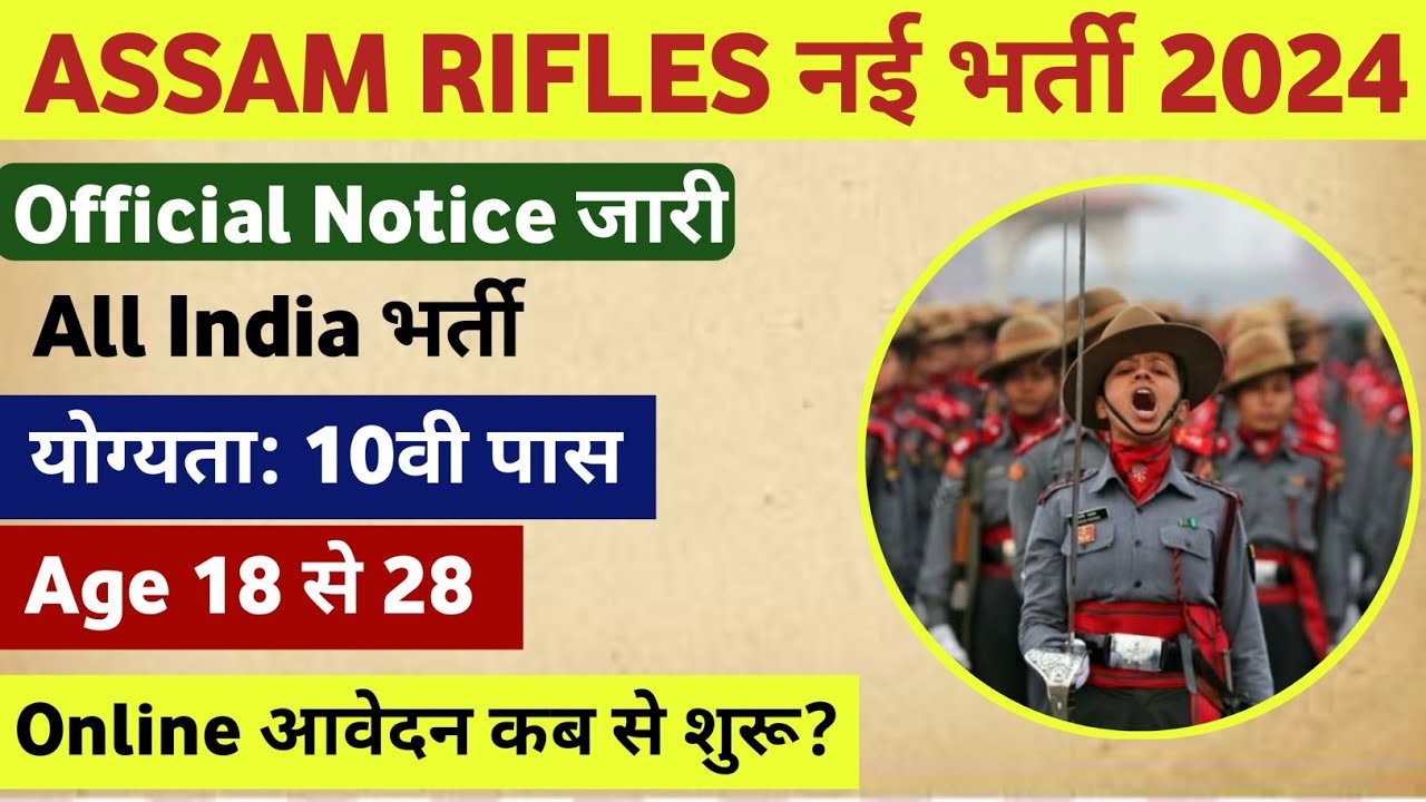 Assam Rifles GD Recruitment 2024