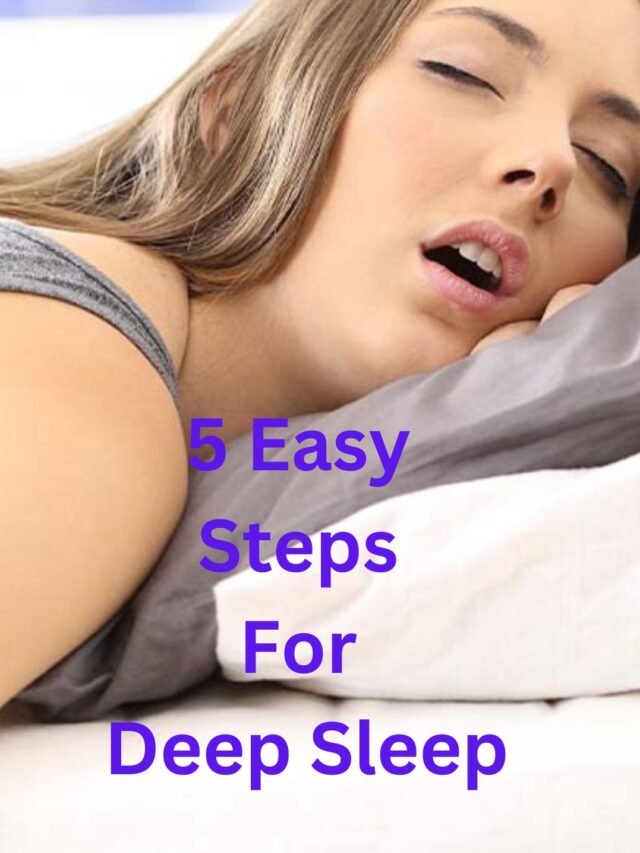 5 Easy Tips For Deep Sleep