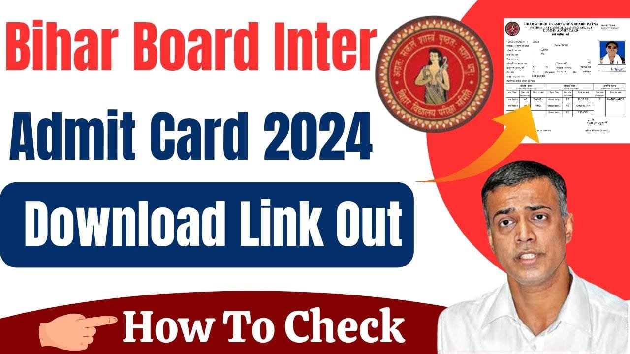 Bihar Board Inter Admit Card 2024 Download Link Out