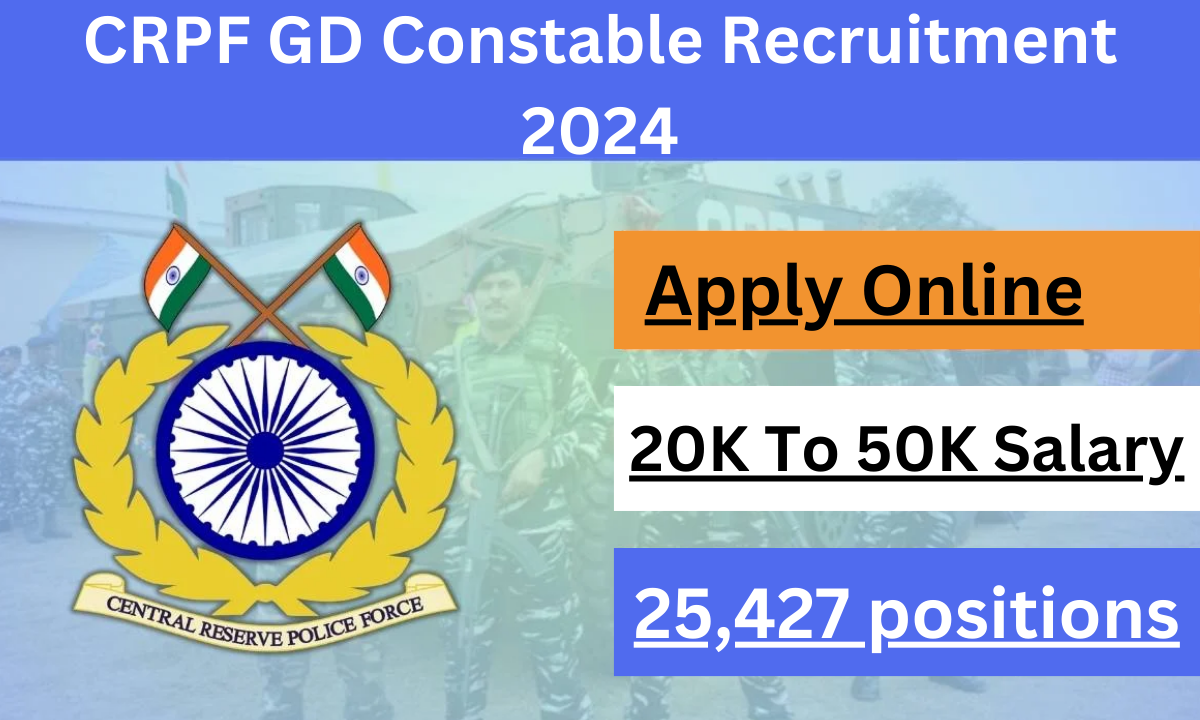 CRPF GD Constable Recruitment 2024