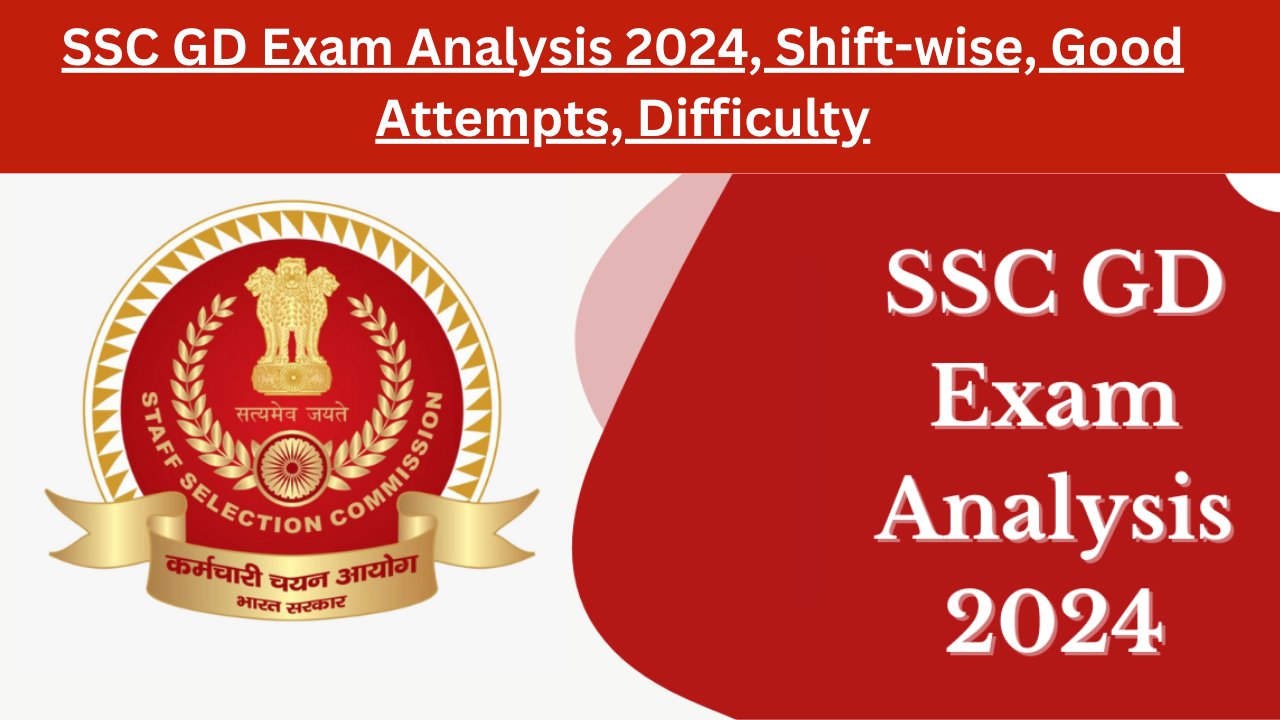 SSC GD Exam Analysis 2024