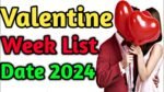 Valentine Week Days List