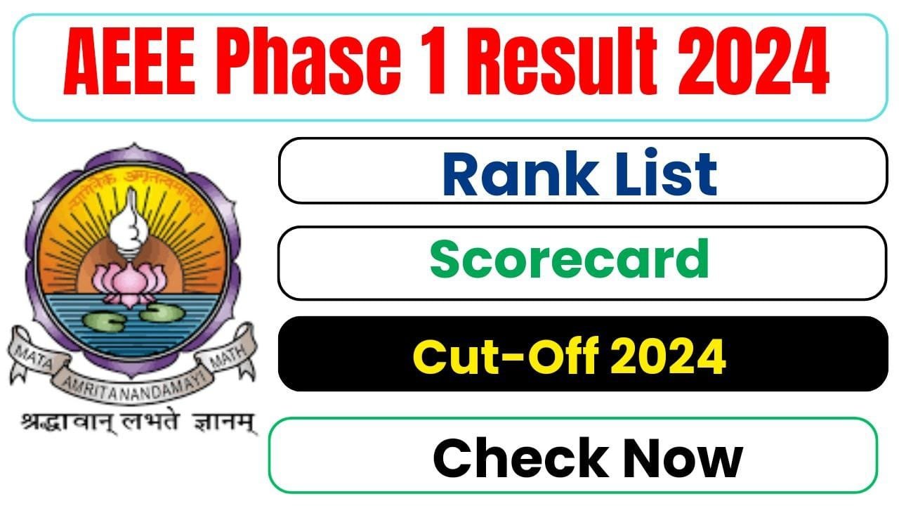 AEEE Phase 1 Result 2024
