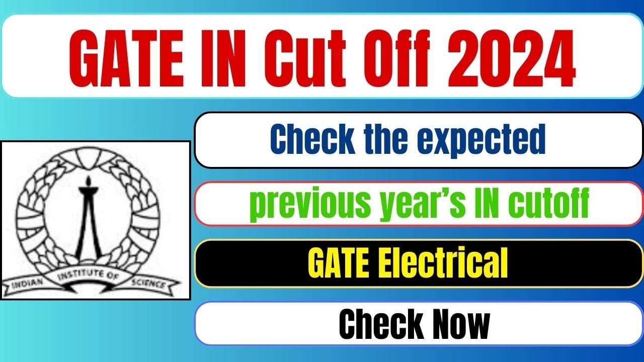 GATE IN Cut Off 2024