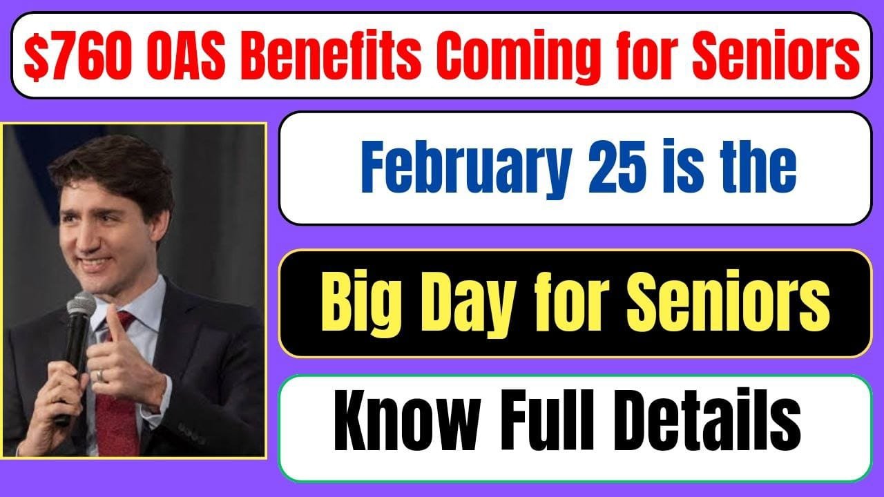 $760 OAS Benefits Coming for Seniors