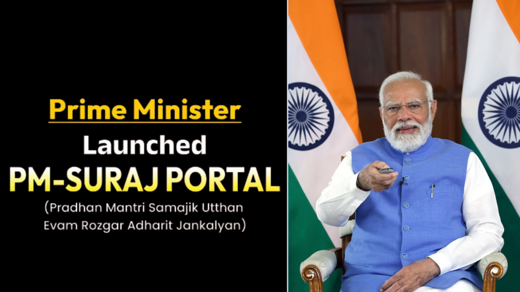 PM Modi Launches Pradhan Mantri Samajik Utthan evam Rozgar Adharit Jankalyan (PM-SURAJ) Portal