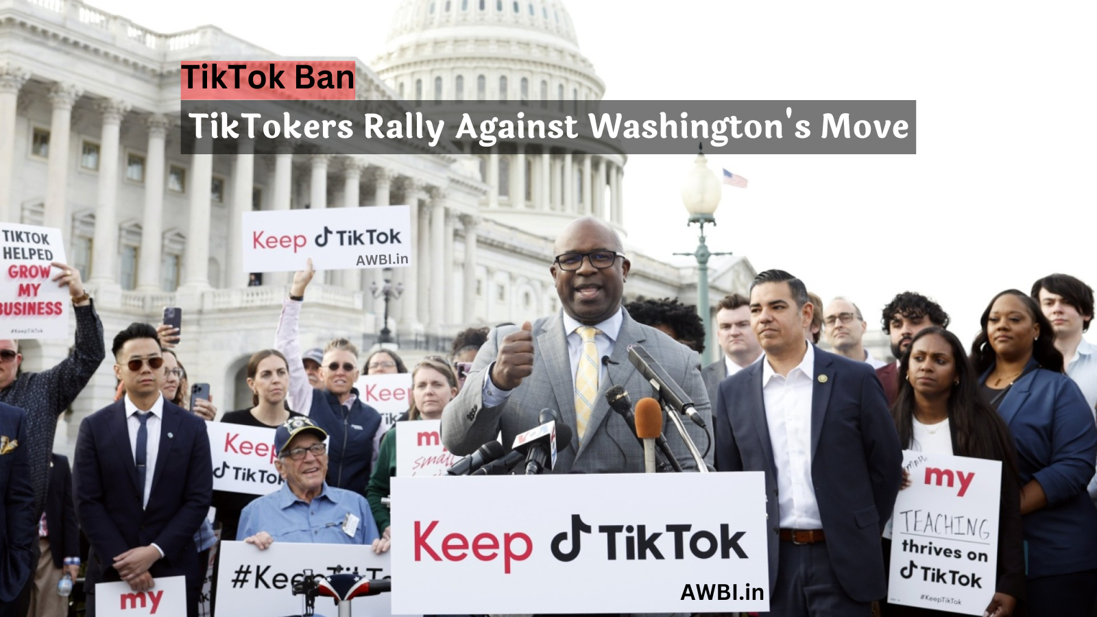 TikTok Ban: TikTokers Rally Against Washington's Move