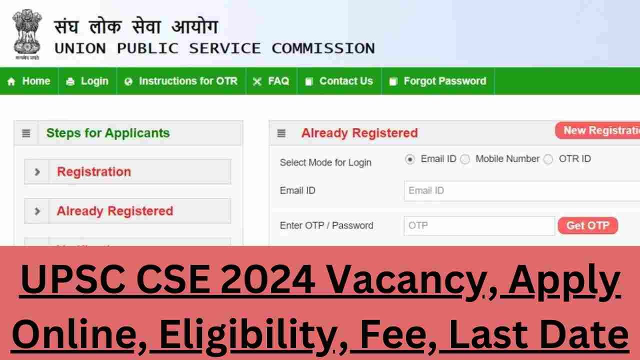 UPSC CSE 2024 Vacancy