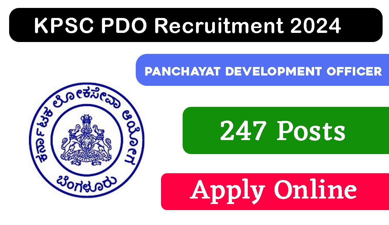 KPSC PDO Recruitment 2024