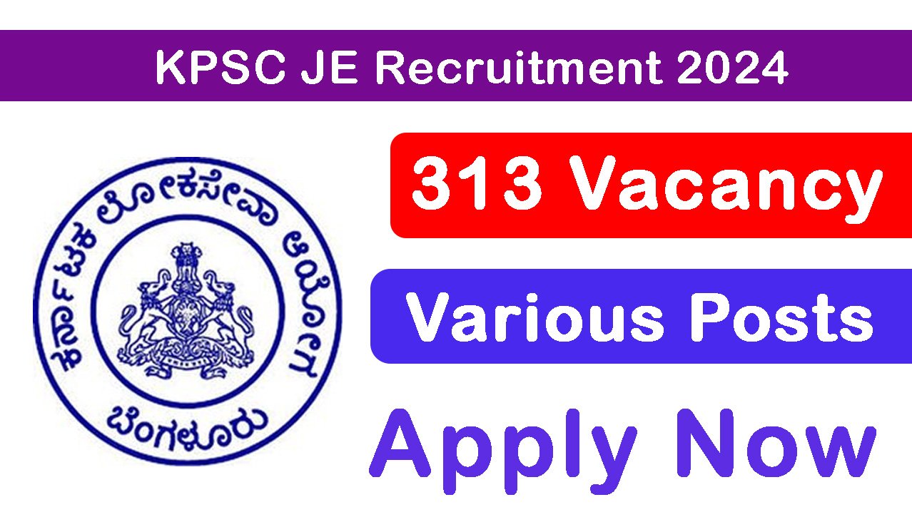 KPSC JE Recruitment 2024