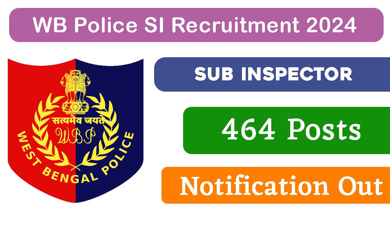 WB Police SI Recruitment 2024 